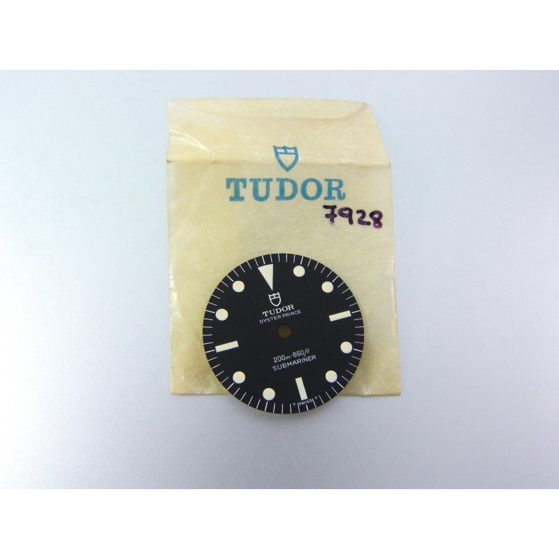 TUDOR Submariner 7928 Zifferblatt NOS Matt Dial Tritium T Swiss T original