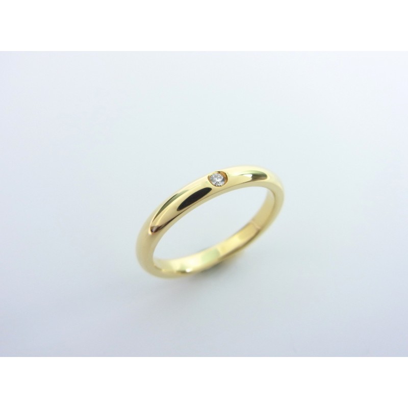 TIFFANY & Co. Elsa Peretti Bandring Ring 750 Gold Diamant 18 kt yellow gold Gr 54